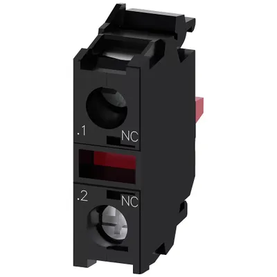 Zdjęcie produktu dla Siemens 3SU1400-1AA10-1MA03SU14001AA101MA0 Kontaktmodul m. 1, 10 g, 35 mm, 28 mm, 10 mm