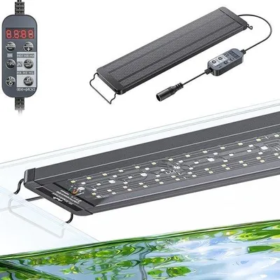 Productafbeelding van LED aquariumlicht met volledig spectrum en instelbare helderheid voor aquaria van 45-60 cm