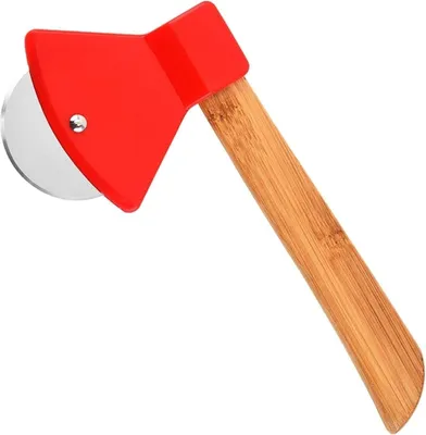 Obrázek produktu pro Chytrý nůž na pizzu - červený - 18 cm
