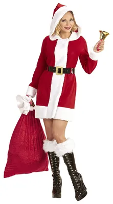 Productafbeelding van WIDMANN Kerstman Dame, maat L/XL, artikelnummer 8003558149360