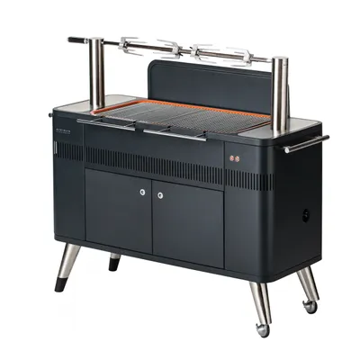 Obrázek produktu pro Everdure HBCE2BEU, 1400 W, Gril, Dřevěné uhlí (palivo), Venkovní, 1 zóna/zón, 800 x 410 mm