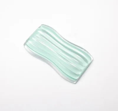 Image de INF Support de souris ergonomique en silicone transparent pour bureau Vert