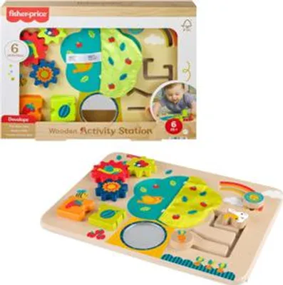 Immagine prodotto di Fisher-Price JDM53, 0,5 anni, Legno, Multicolore