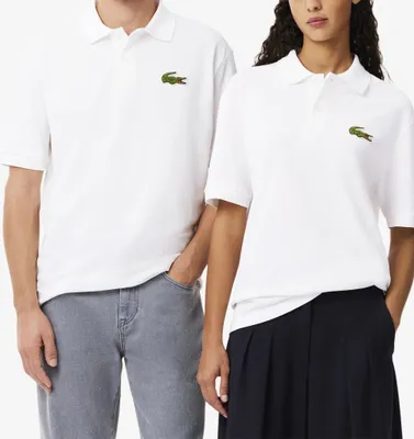 Produktbild von LACOSTE SHORT SLEEVED RIBBED COLLAR Weiß