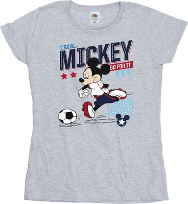 Produktbild von Disney - "Team Football" T-Shirt für Damen BI33448 (XL) (Grau)