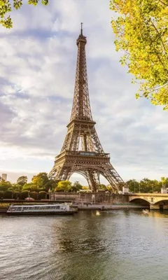 Produktbild von Fototapete - Siene in Paris 150x250cm - Vliestapete