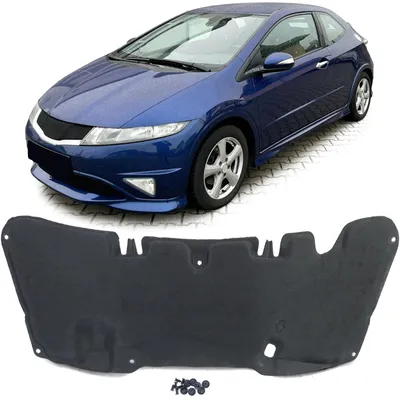 Produktbild von Dämmmatte für die Motorhaube mit Clips für Honda Civic VIII Hatchback ab 2005-2011