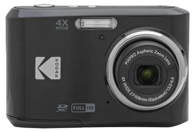 Produktbild von Kodak PIXPRO FZ45, 16 MP, 4608 x 3456 Pixel, CMOS, 4x, Full HD, Schwarz