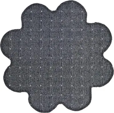 Immagine prodotto di 160x160 fiore cm Pezzo tappeto Udinese grigio fiore