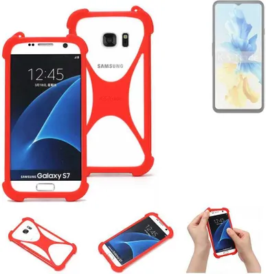 Produktbild von K-S-Trade Handy-Hülle kompatibel mit Cubot Note 40 Schutz-Hülle Bumper Silikon Schutz Hülle Cover Case Silikoncase Silikonbumper TPU Softcase