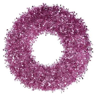 Produktbild von BUTLERS Kranz PINK TINSEL Lametta