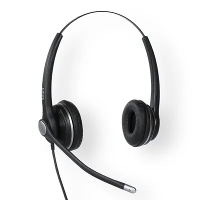Produktbild von Snom A100D, Kabelgebunden, Büro/Callcenter, 150 - 6800 Hz, 79 g, Kopfhörer, Schwarz