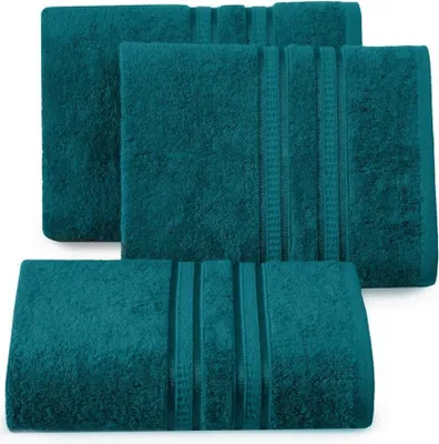 Produktbild von Eurofirany 475249, 70 x 140 cm, Baumwolle, Viskose, Türkis, 1 Stück(e)