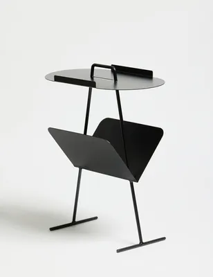 Produktbild von Skye Decor, Goddy - Black, Beistelltisch, Schwarz, 100% METALL, 44 x 22,5 x 54 cm