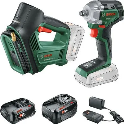 Produktbild von Combo Kit 18VUniversalImpactDrive+UniversalPump, 1x PBA 18V 2.0Ah+PBA 18V 4.0Ah