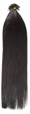 Productafbeelding van Keratine Haar Extensions 50 Strengen 50 cm Zwart