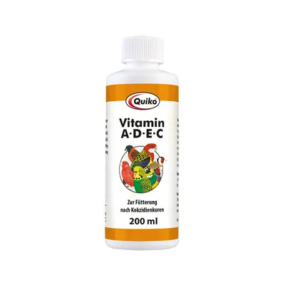Productafbeelding van ardapcare Quiko Vitamine A, D, E, C: Vitamine voor siervogels - 0,2 liter