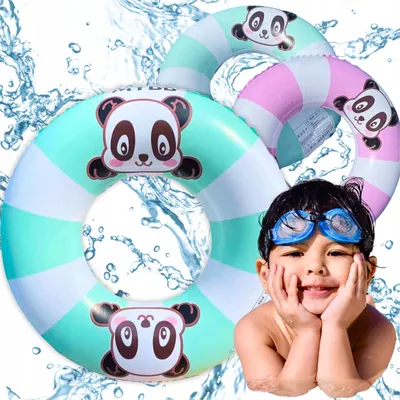 Immagine prodotto di Ruota d'acqua gonfiabile per bambini, Bestway Panda Pool, sicura per la spiaggia