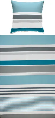 Produktbild von REDBEST Bettwäsche türkis 1x 155x220 cm + 1x 80x80 cm