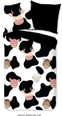 Produktbild von Duvet cover Good Morning 135x200 + 1* 80x80 cm - cows