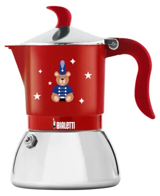 Zdjęcie produktu dla Bialetti 6651, dzbanek do kawy mokka, 0,473 l, czerwony, stal nierdzewna, aluminium, tworzywo sztuczne, 1 sztuka