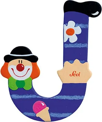 Produktbild von Sevi Buchstabe Clown J: 10 cm (81746)