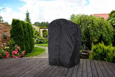 Produktbild von Abdeckhaube für Egg Chair Loungesessel | 1 Stück | wasserdichter Reißverschluss | Polyester Wetterschutzhaube für Gartenmöbel robust langlebig wetterfest