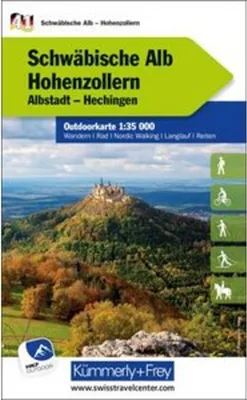 Obrázek produktu pro Švábská Alba - Hohenzollern č. 41 Venkovní mapa Německo 1:35 000