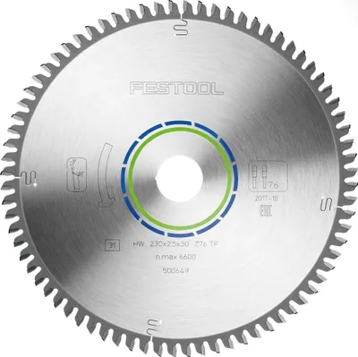 Produktbild von Festool Spezial-Sägeblatt 230x2,5x30 TF76 | 500649