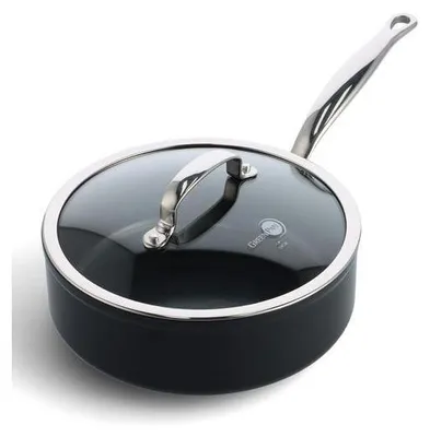 Produktbild von GreenPan Barcelona Pro, Rund, Allzweckpfanne, Schwarz, Keramik, 220 °C, Aluminium