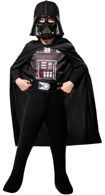 Produktbild von Official Disney Star Wars Darth Vader Classic Child Costume Kids Fancy Dress 11-12 Jahre Schwarz