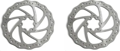 Produktbild von 2 Stück Bremse Disc gelocht WAVE 160mm 6 Loch Scheibenbremse Brake