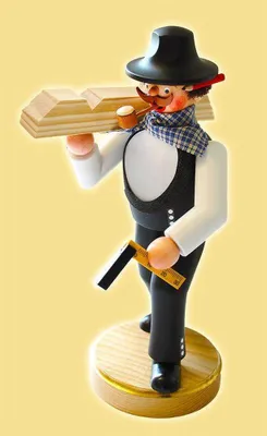 Produktbild von Räuchermann Zimmermann Höhe= 22cm NEU