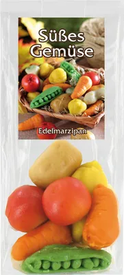Produktbild von Odenwälder Marzipan Süßes Marzipan bunte Gemüse Mischung 100g
