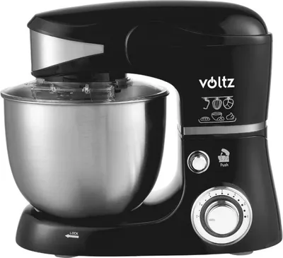 Obrázek produktu pro Planetární mixér Voltz V51115G, 1600W, 5 litrů, 3 metly, 6 rychlostí, LED, černý