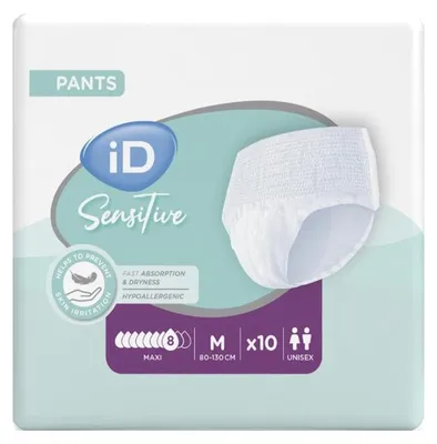 Image de iD Sensitive Pants Maxi Medium - 16 paquets de 10 protections