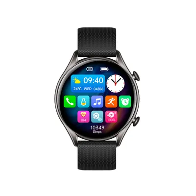 Produktbild von myPhone EL Smartwatch Armbanduhr 1,32"Display wasserdicht IP67 Schwarz