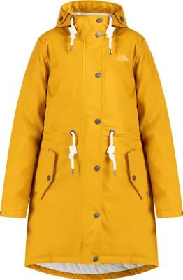 Produktbild von ICEBOUND damen wattierter regenmantel - senf, L
