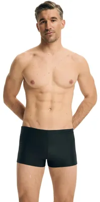 Zdjęcie produktu dla Minimalistyczne, czarne szorty kąpielowe Henderson, idealne na plażę i basen, rozmiar XXL