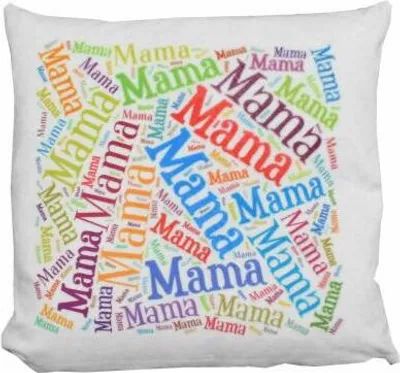 Produktbild von Kissen mit Druck Mama