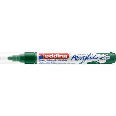 Produktbild von EDDING 5100 Acrylmarker Medium - Grün - Grün - Medium - 2 mm - 3 mm - Tinte auf Wasserbasis