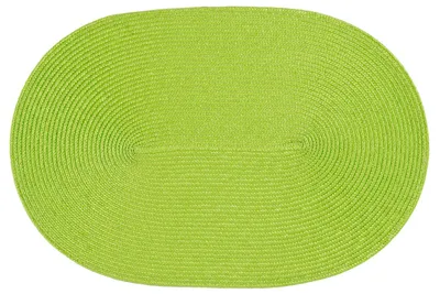 Produktbild von Platzset Polypro Anis oval ca. 45x30 cm Platzdeckchen Tischset geflochtene Optik