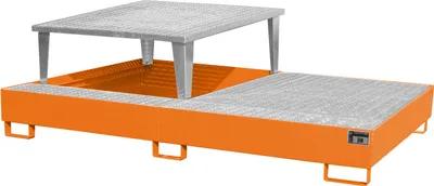Produktbild von Bauer Auffangwanne AWA 21, lackiert, Gelborange