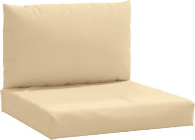 Obrázok produktu pre vidaXL Vankúš na paletu 2-dielny Melange Beige fabric