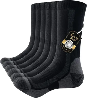 Produktbild von Socken aus Wolle – Set mit 3 Paaren – Damen und Herren – Gepolstert und atmungsaktiv