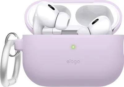 Produktbild von Elago Silikon-Hängehülle für AirPods Pro 2 Lavendel