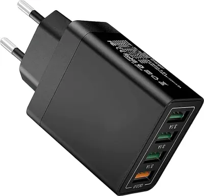 Obrázok produktu pre Verk 06286 Rýchlonabíjačka 4x USB 3.0 Quick Charge čierna