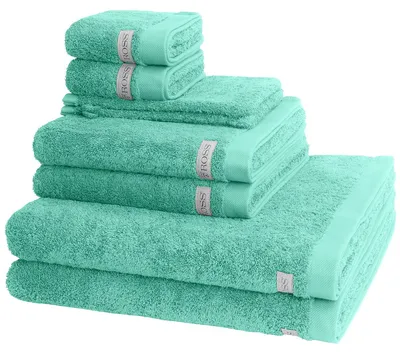Produktbild von Ross Sinfonie 2 X Wasch- 2 X Gäste- 2 X Dusch- 2 X Handtuch im Set Hochwertiger Walkfrottee für höchsten Komfort, Flauschiger Griff für angenehmes Hautgefühl, Elegante Bordüre für stilvolle Akzente
