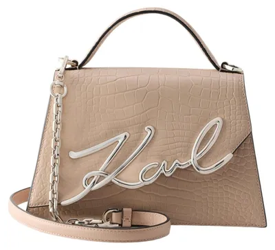 Produktbild von Karl Lagerfeld Umhängetasche K/Signature 2.0 Croco Medium