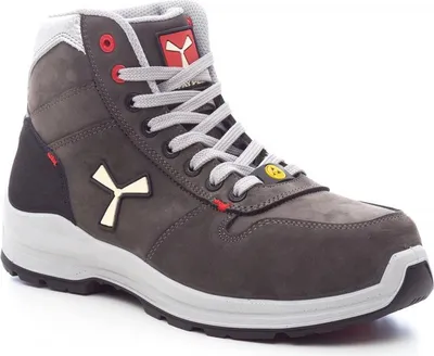 Image de Chaussures de sécurité S3 "GET FORCE MID LD S3-NBK" - Payper Gris Fumé 37